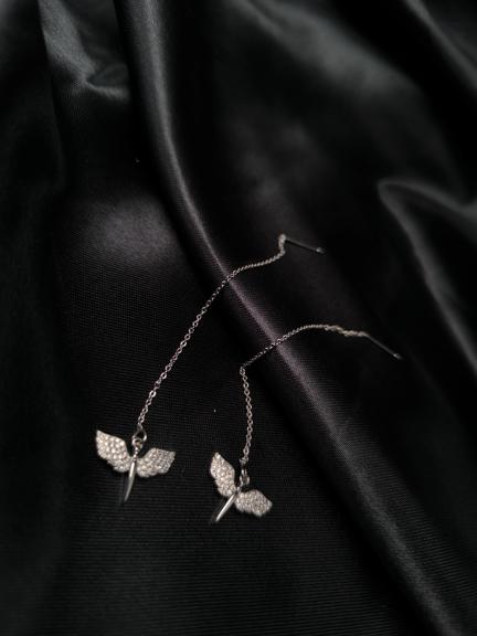 گوشواره بخیه ای طرح فرشته